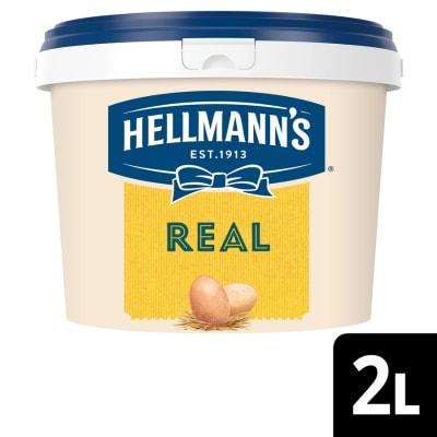 HELLMANN'S Real Majonnäs 70%, 1 x 2 L - HELLMANN’S Real för allt och alla professionella kök!